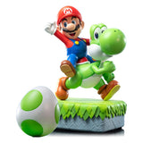 First 4 Figures Super Mario - Mario & Yoshi Exclusive Edition Statue