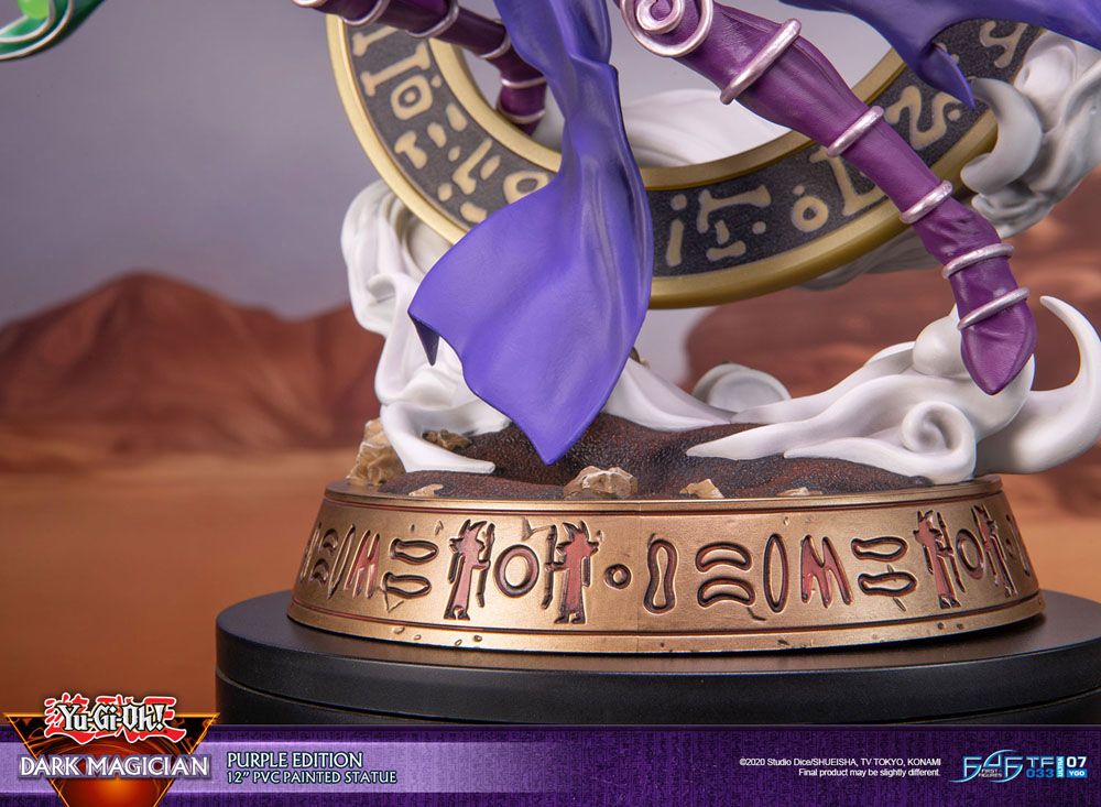 First 4 Figures Yu-Gi-Oh! PVC Dark Magician Purple Version Staue