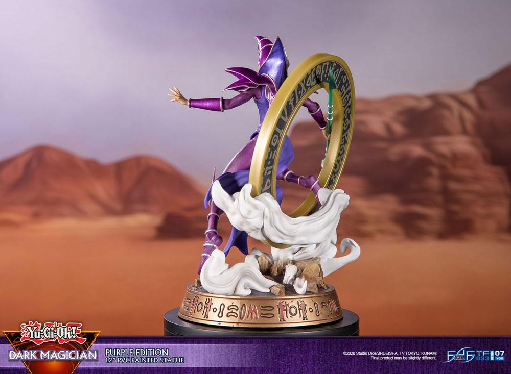 First 4 Figures Yu-Gi-Oh! PVC Dark Magician Purple Version Staue