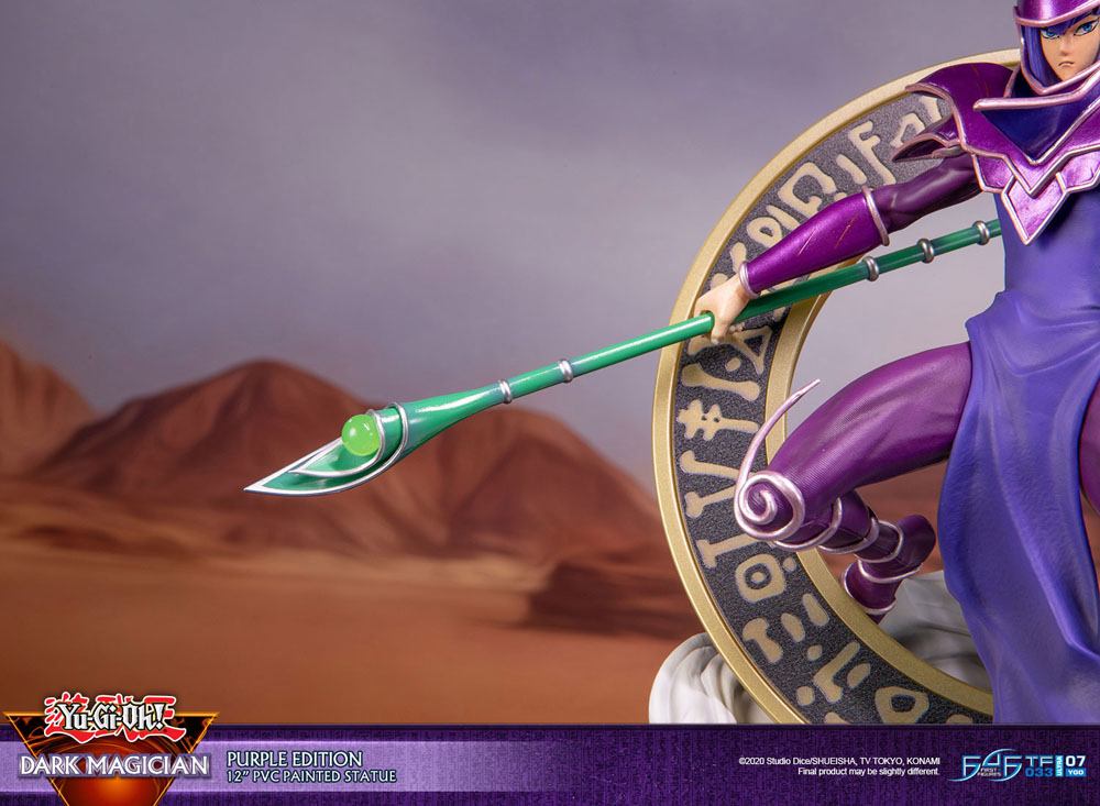 First 4 Figures Yu-Gi-Oh! PVC Dark Magician Purple Version Staue