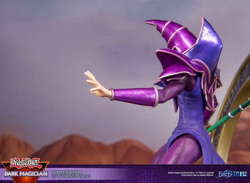 First 4 Figures Yu-Gi-Oh! PVC Dark Magician Purple Version Staue