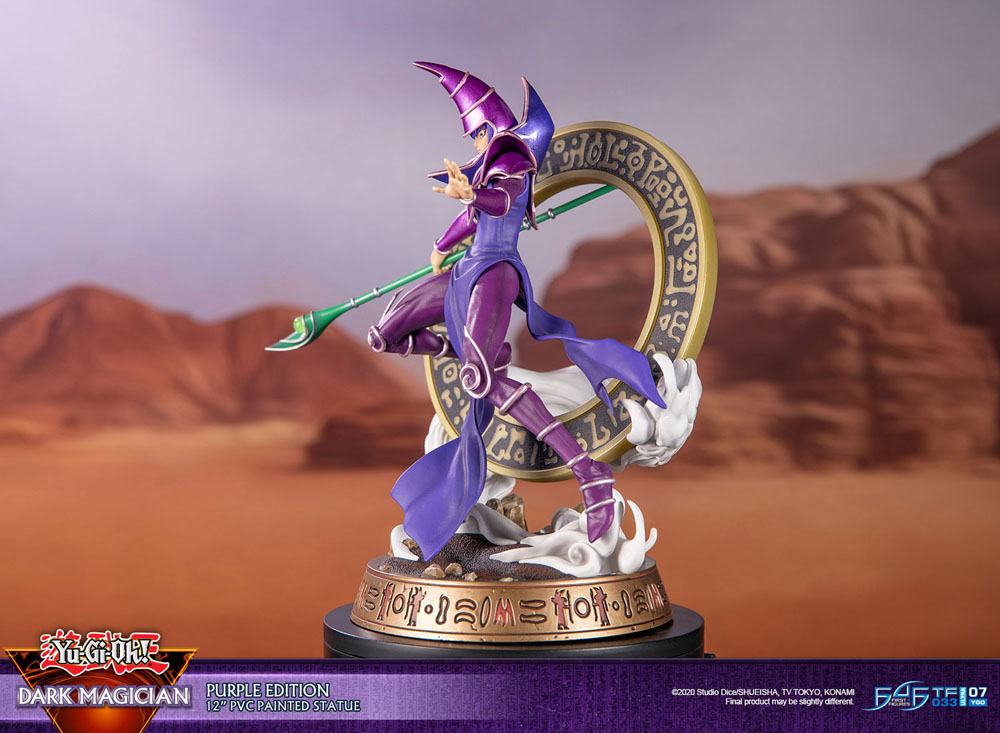 First 4 Figures Yu-Gi-Oh! PVC Dark Magician Purple Version Staue