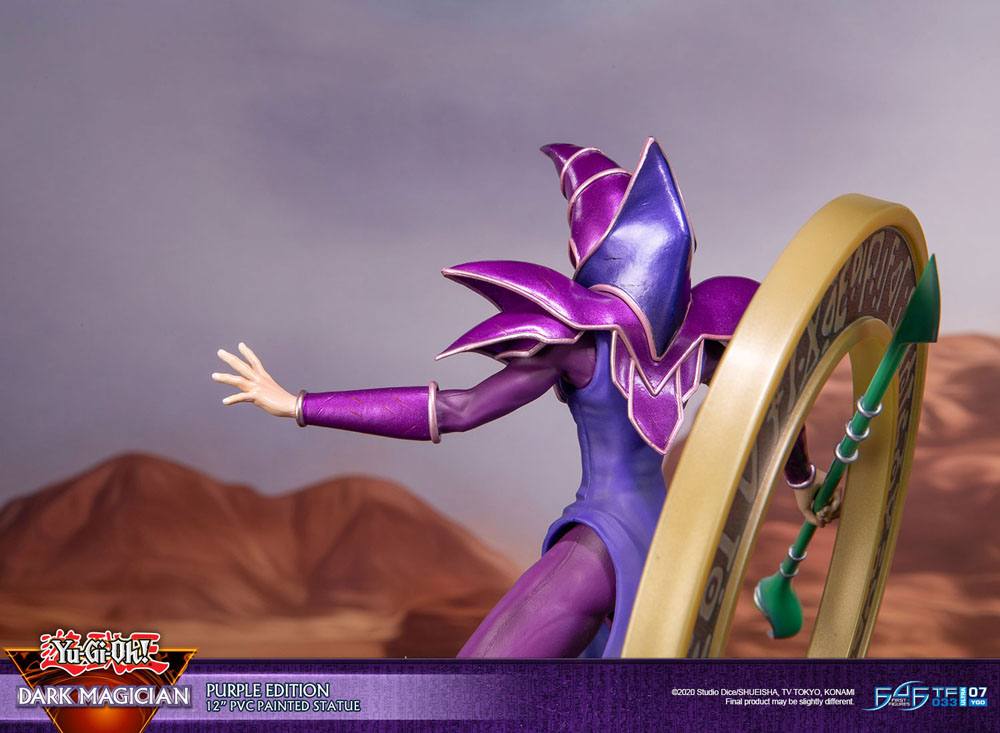 First 4 Figures Yu-Gi-Oh! PVC Dark Magician Purple Version Staue