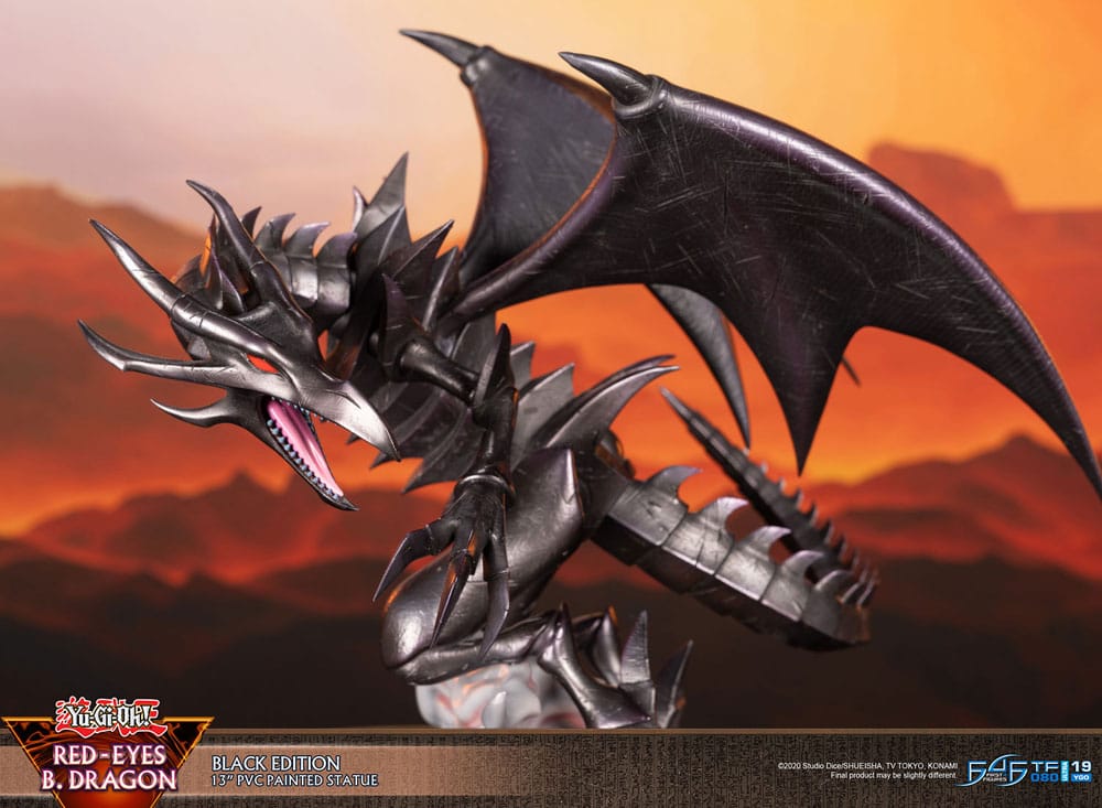 First 4 Figures Yu-Gi-Oh! Red-Eyes B. Dragon Black Colour Statue