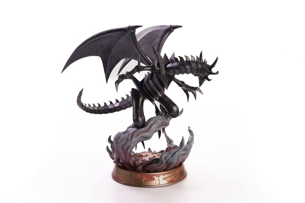 First 4 Figures Yu-Gi-Oh! Red-Eyes B. Dragon Black Colour Statue - Beschädigte Verpackung