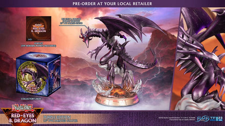 First 4 Figures Yu-Gi-Oh Red-Eyes B. Dragon Purple Colour Statue
