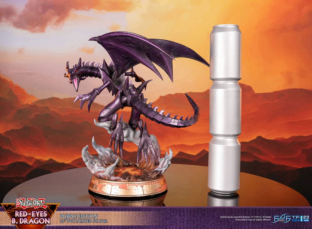 First 4 Figures Yu-Gi-Oh Red-Eyes B. Dragon Purple Colour Statue