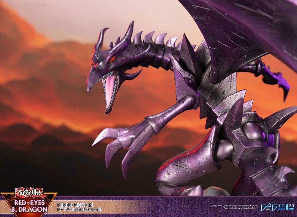 First 4 Figures Yu-Gi-Oh Red-Eyes B. Dragon Purple Colour Statue