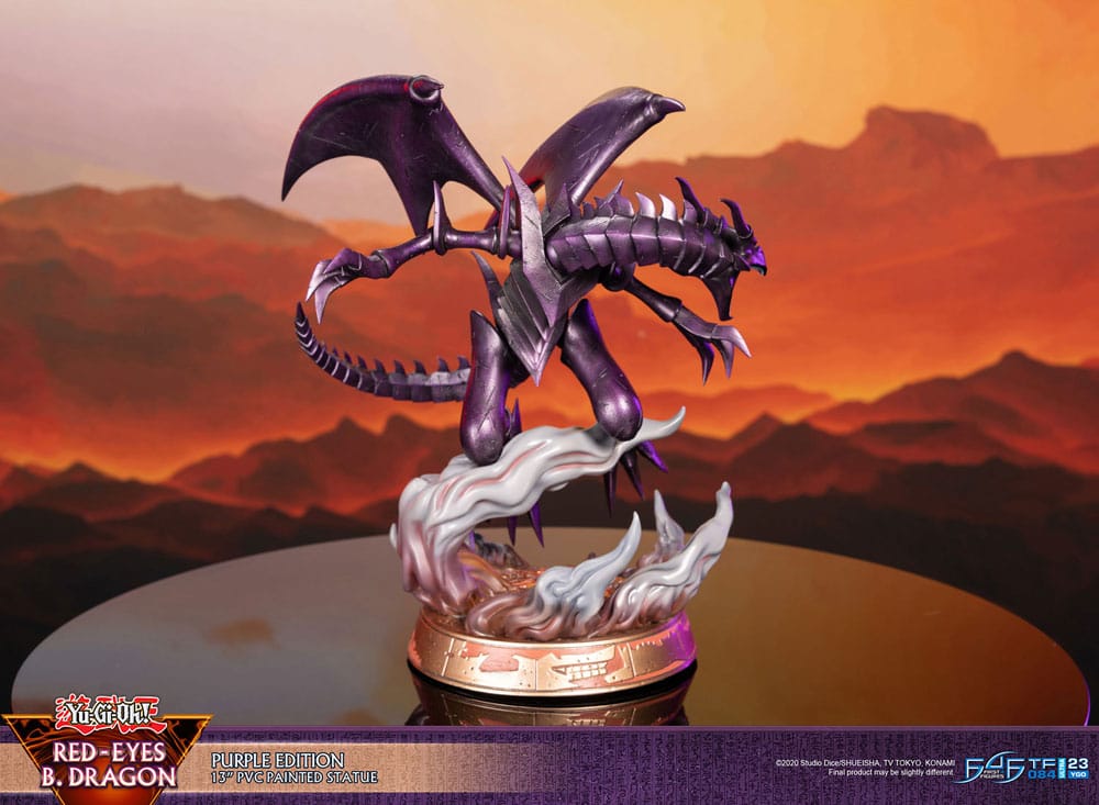 First 4 Figures Yu-Gi-Oh Red-Eyes B. Dragon Purple Colour Statue