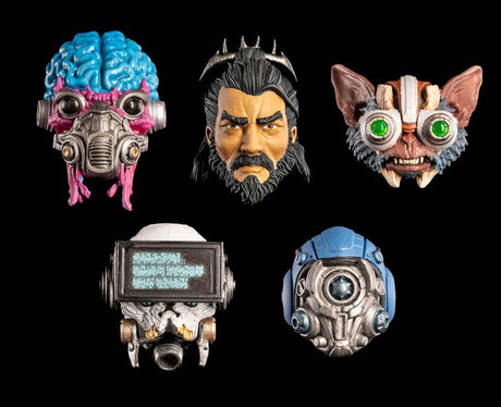 Four Horsemen Toy Design Cosmic Legions Heads Pack Zubehör-Set für Actionfiguren