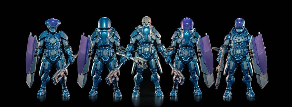 Four Horsemen Toy Design Cosmic Legions T.U.5.C.C. Slygor/Gravekeeper Deluxe Actionfigur