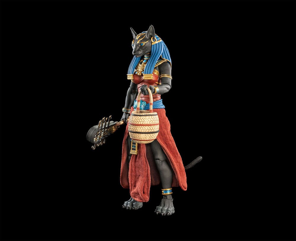 Four Horsemen Toy Design Figura Obscura Bastet Black & Red Actionfigur