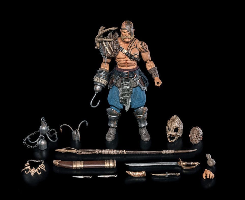 Four Horsemen Toy Design Mythic Legions Dawns of Discovery Captain Ironskul Actionfigur