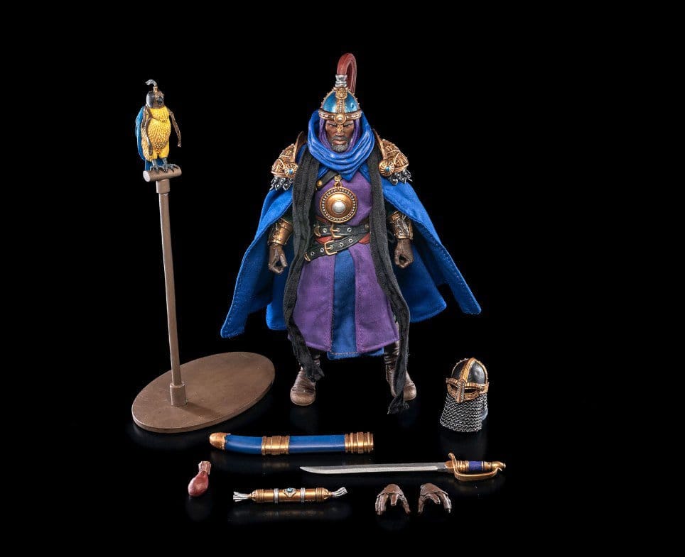 Four Horsemen Toy Design Mythic Legions Dawns of Discovery Ibn Prosperaius Actionfigur