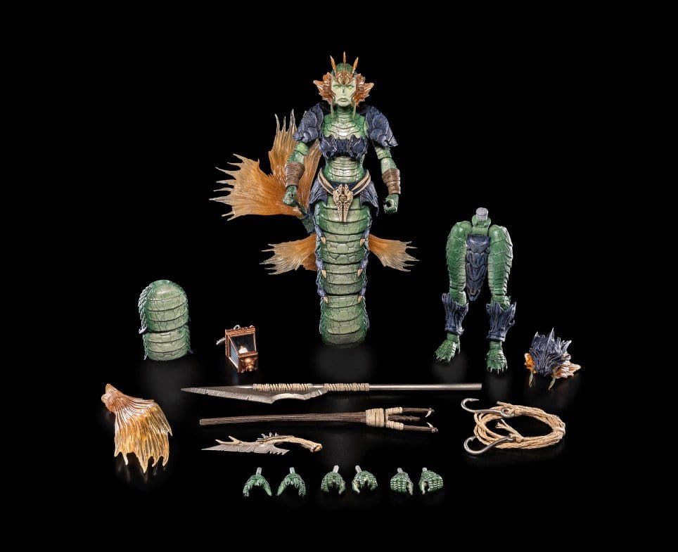 Four Horsemen Toy Design Mythic Legions Dawns Of Discovery Sireyn Opalscale Deluxe Actionfigur