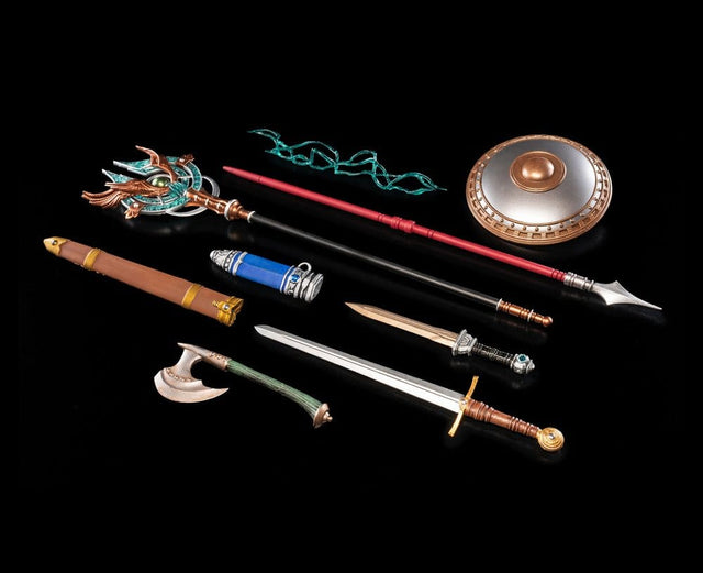 Four Horsemen Toy Design Mythic Legions Heroic Weapons Pack für Actionfiguren Zubehör-Set