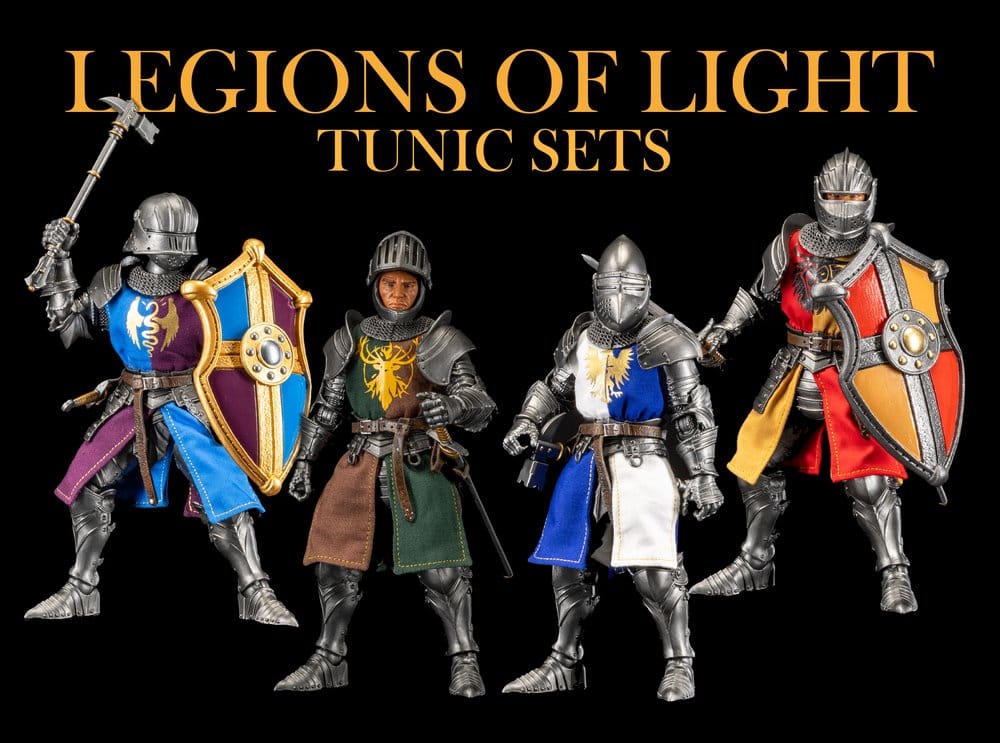 Four Horsemen Toy Design Mythic Legions Reinforcement 3 Army of Leodysseus Tunic Set Zubehör-Set für Actionfiguren
