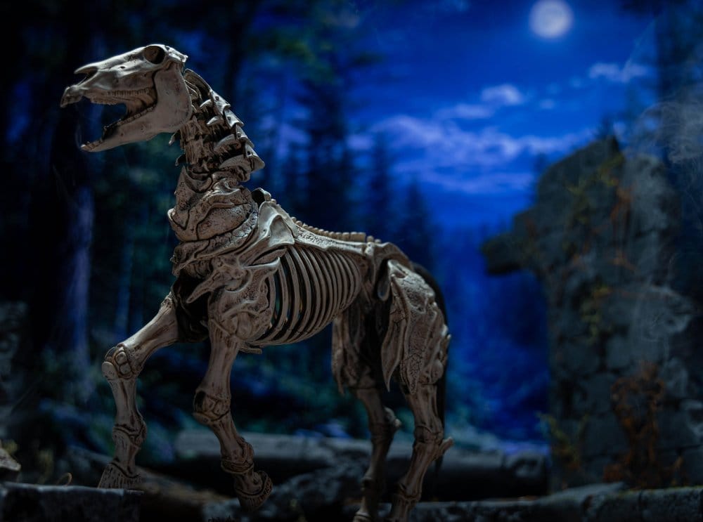 Four Horsemen Toy Design Mythic Legions Reinforcement 3 Skeleton Steed Legion Builder Actionfigur
