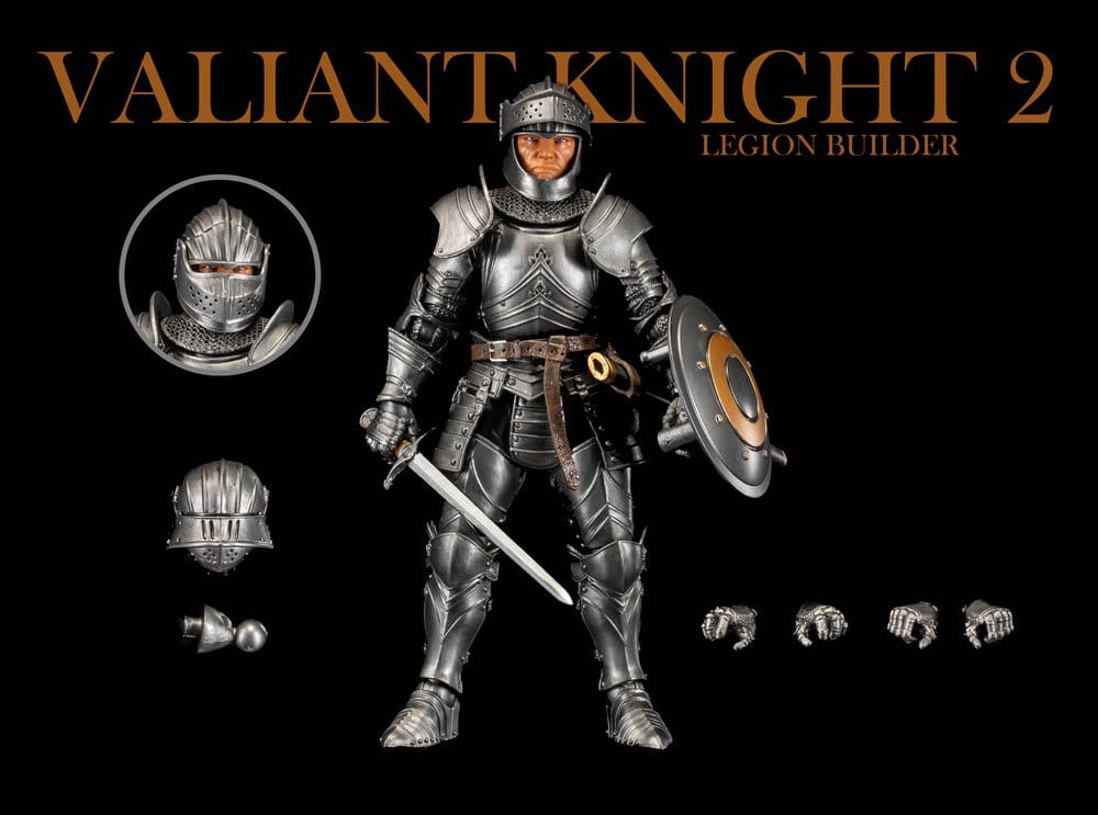 Four Horsemen Toy Design Mythic Legions Reinforcement 3 Valiant Knight 2 Legion Builder Actionfigur