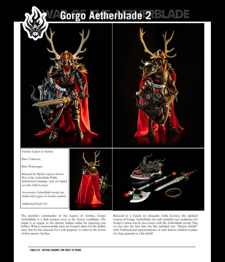 Four Horsemen Toy Design Mythic Legions The First 10 Year Buch Hardcover Englische Version