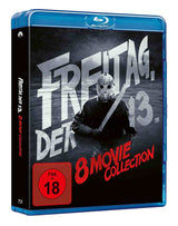 Freitag der 13. - 8 Movie Collection Teil 1-8 UNCUT Blu-ray - Blu-ray/4K/DVD Filme