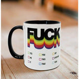 FUCK Tasse von Close Up 4