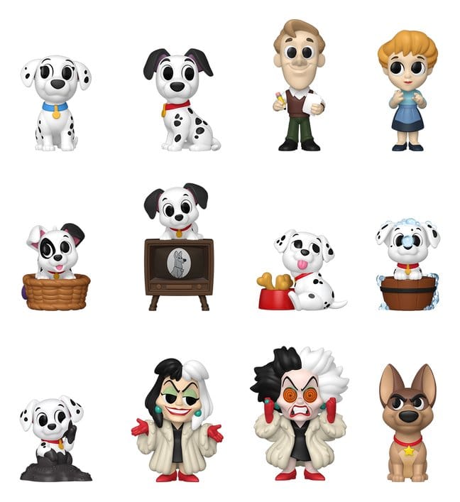 Funko 101 Dalmatiner Mystery Minis Minifiguren PDQ Display (12)
