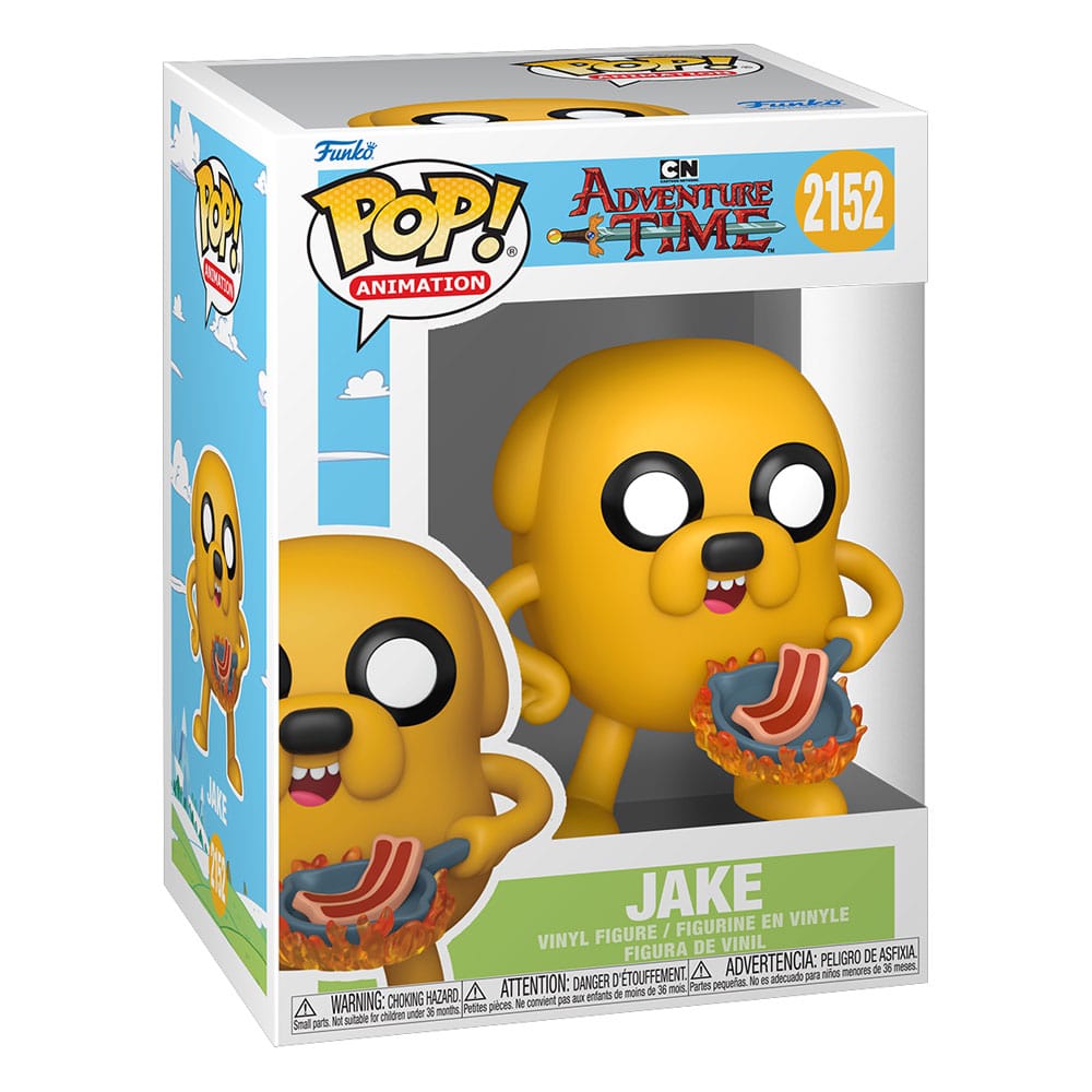 Funko Adventure Time Jake with Bacon Pancakes POP! Animation Vinyl Figur