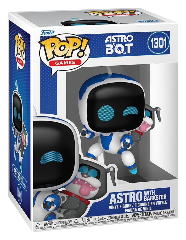 Funko Astro Bot Astro with Barkster POP! Games Vinyl Figur