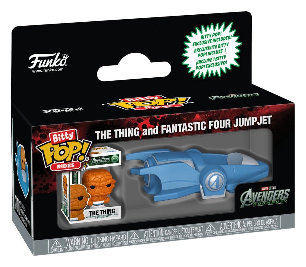 Funko AVD The Thing and Fantastic Four Jumpjet Bitty POP! Rides Vinyl Figur