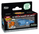 Funko AVD The Thing and Fantastic Four Jumpjet Bitty POP! Rides Vinyl Figur