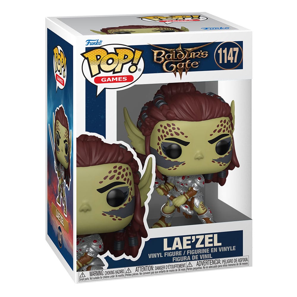 Funko Baldur's Gate 3 Lae'zel w/Sword POP! Games Vinyl Figur