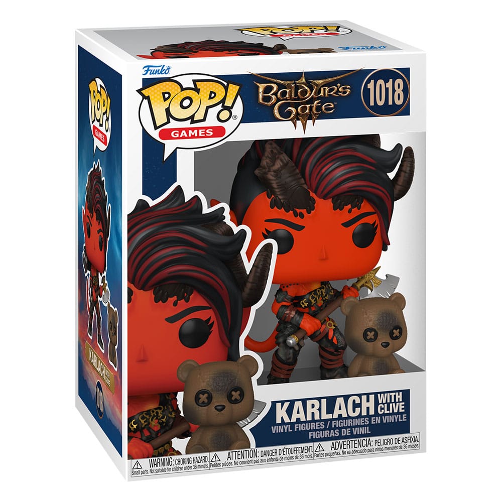 Funko Baldur's Gate Karlach & Clive POP! & Buddy Vinyl Figur