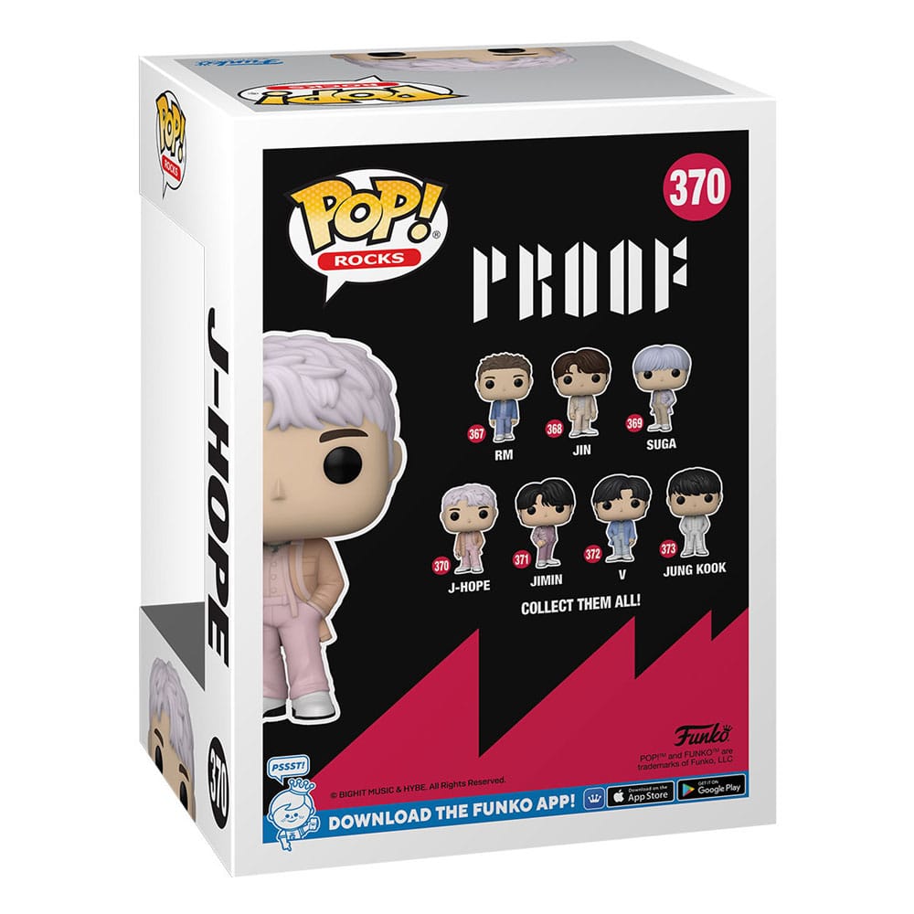 Funko BTS J Hope POP! Rocks Vinyl Figur