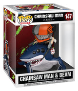 Funko Chainsaw Man CSM & Beam POP! Rides Deluxe Vinyl Figur