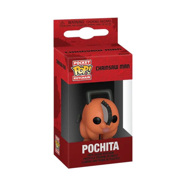 Funko Chainsaw Man Pochita Display (12) POP! Vinyl Schlüsselanhänger