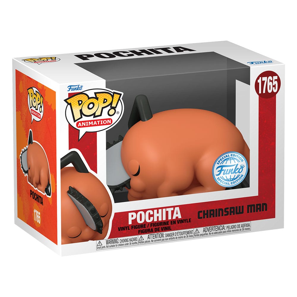 Funko Chainsaw Man Sleeping Pochita heo Exclusive POP! Movies Vinyl Figur