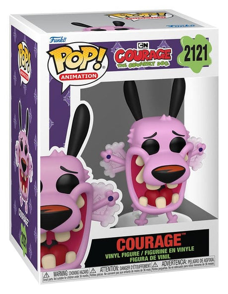 Funko Courage the Cowardly Dog Courage POP! Animation Vinyl Figuren