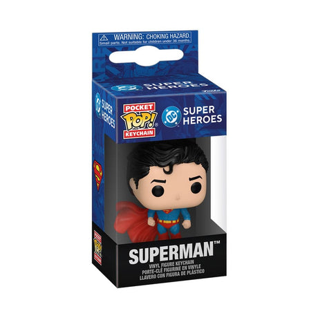 Funko DC Comics New Classics - Superman Display (12) POP! Vinyl Schlüsselanhänger