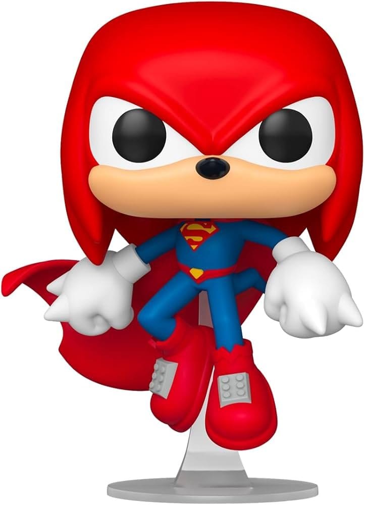 Funko DC x Sonic the Hedgehog Knuckles as Superman POP! Heroes Vinyl Figur