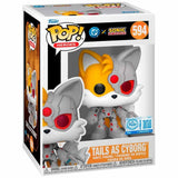 Funko DC x Sonic the Hedgehog Tails as Cyborg POP! Heroes Vinyl Figur