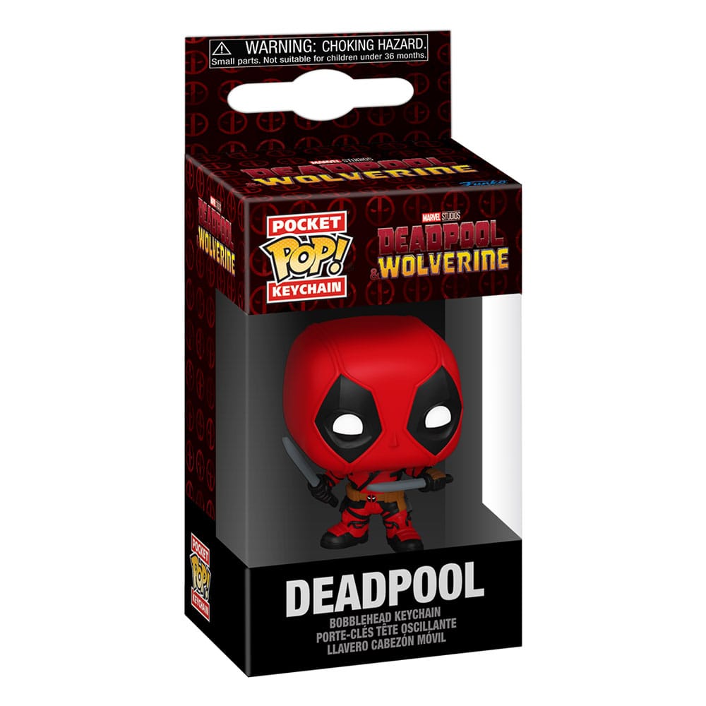 Funko Deadpool 3 Deadpool Display (12) POP! Vinyl Schlüsselanhänger
