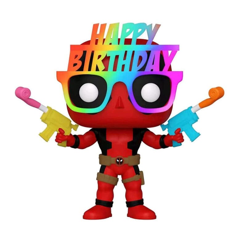 Funko Deadpool POP! Marvel Vinyl Figur 30th Birthday Glasses Deadpool