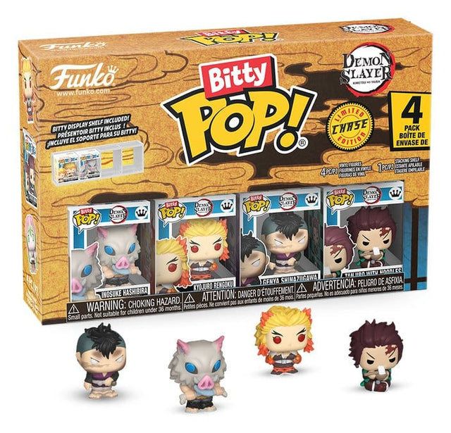 Funko Demon Slayer Kimetsu no Yaiba 4er-Pack Inosuke Bitty POP! Vinyl Figuren