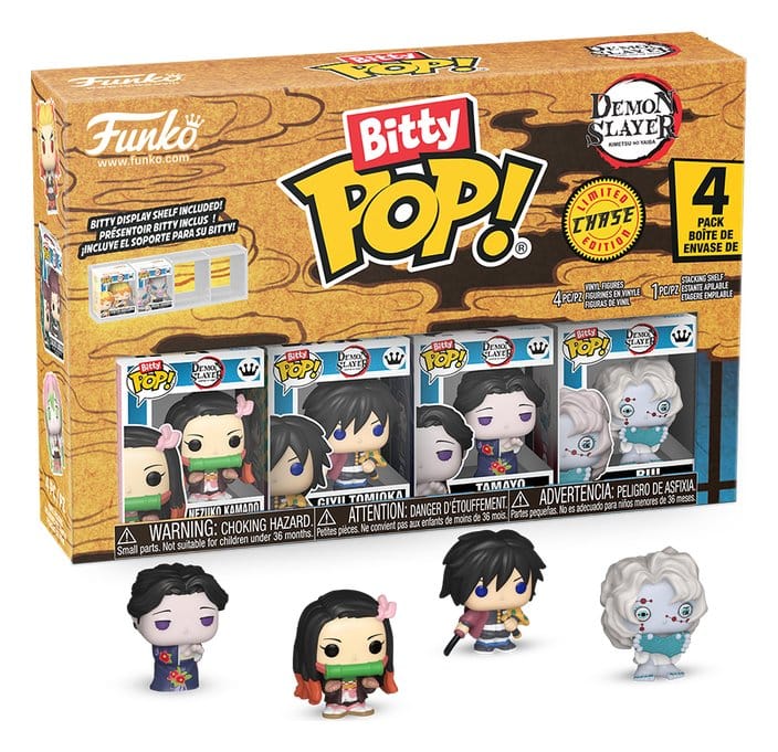 Funko Demon Slayer Kimetsu no Yaiba 4er-Pack Nezuko Bitty POP! Vinyl Figuren