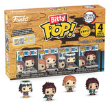 Funko Demon Slayer Kimetsu no Yaiba 4er-Pack Tanjiro Bitty POP! Vinyl Figuren
