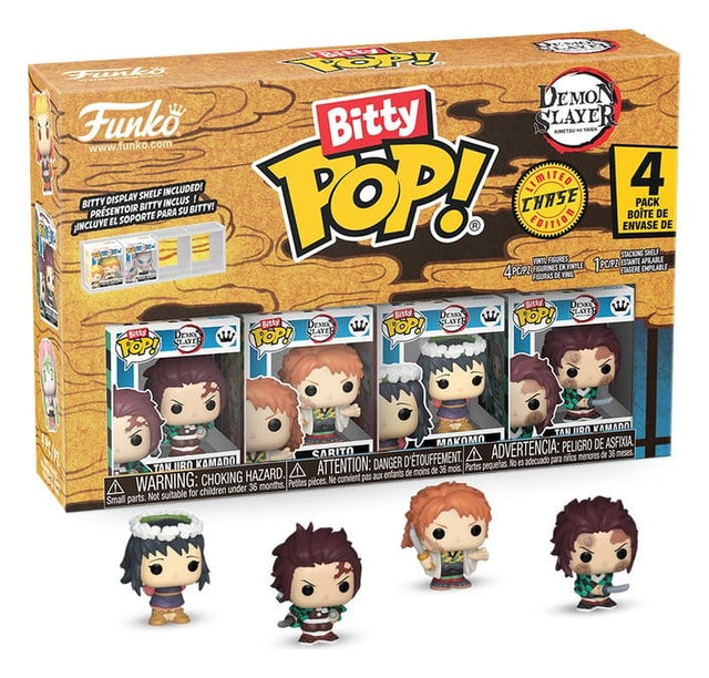 Funko Demon Slayer Kimetsu no Yaiba 4er-Pack Tanjiro Bitty POP! Vinyl Figuren