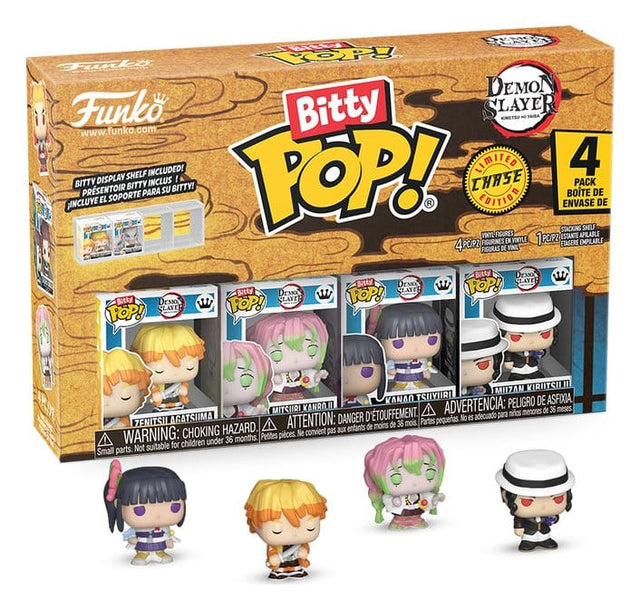 Funko Demon Slayer Kimetsu no Yaiba 4er-Pack Zenitsu Bitty POP! Vinyl Figuren