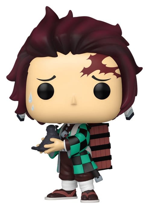 Funko Demon Slayer Kimetsu no Yaiba POP! Animation Tanjiro w/Crow Vinyl Figuren