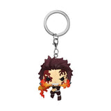Funko Demon Slayer Kimetsu no Yaiba Tanjiro(Dancing Flash) Display (12) POP! Vinyl Schlüsselanhänger
